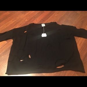 PLA NET  by Lauren G sweater  one size fits all